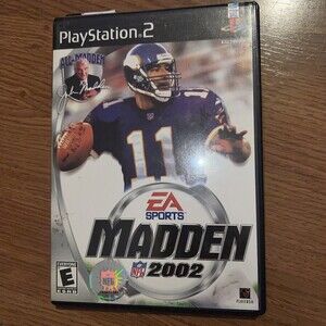 PS2 Madden NFL 2002 Video Game Complete Playstation 2